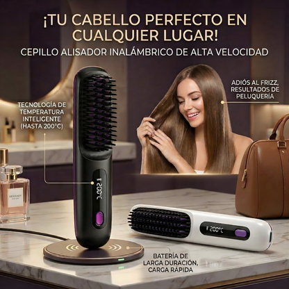 Cepillo Alisador Inalámbrico